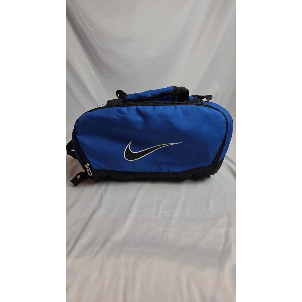 Nike Brasilia 5 Small Duffel Bag Royal Blue Black Gym Travel Duffle BA3234-401